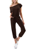 Seaside - Knit Scoop Neck Jumpsuit