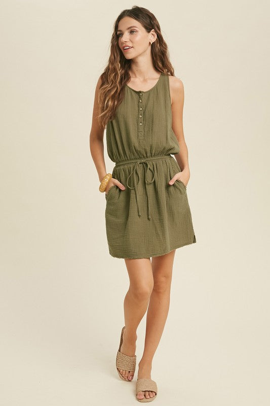 Olive - Mini Dress