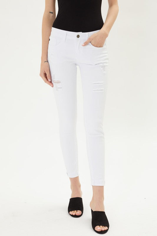 KanCan - White Low-Rise Jeans