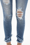 KanCan - Double Frayed Mid-Rise Jeans