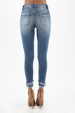 KanCan - Double Frayed Mid-Rise Jeans