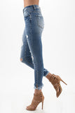 KanCan - Double Frayed Mid-Rise Jeans